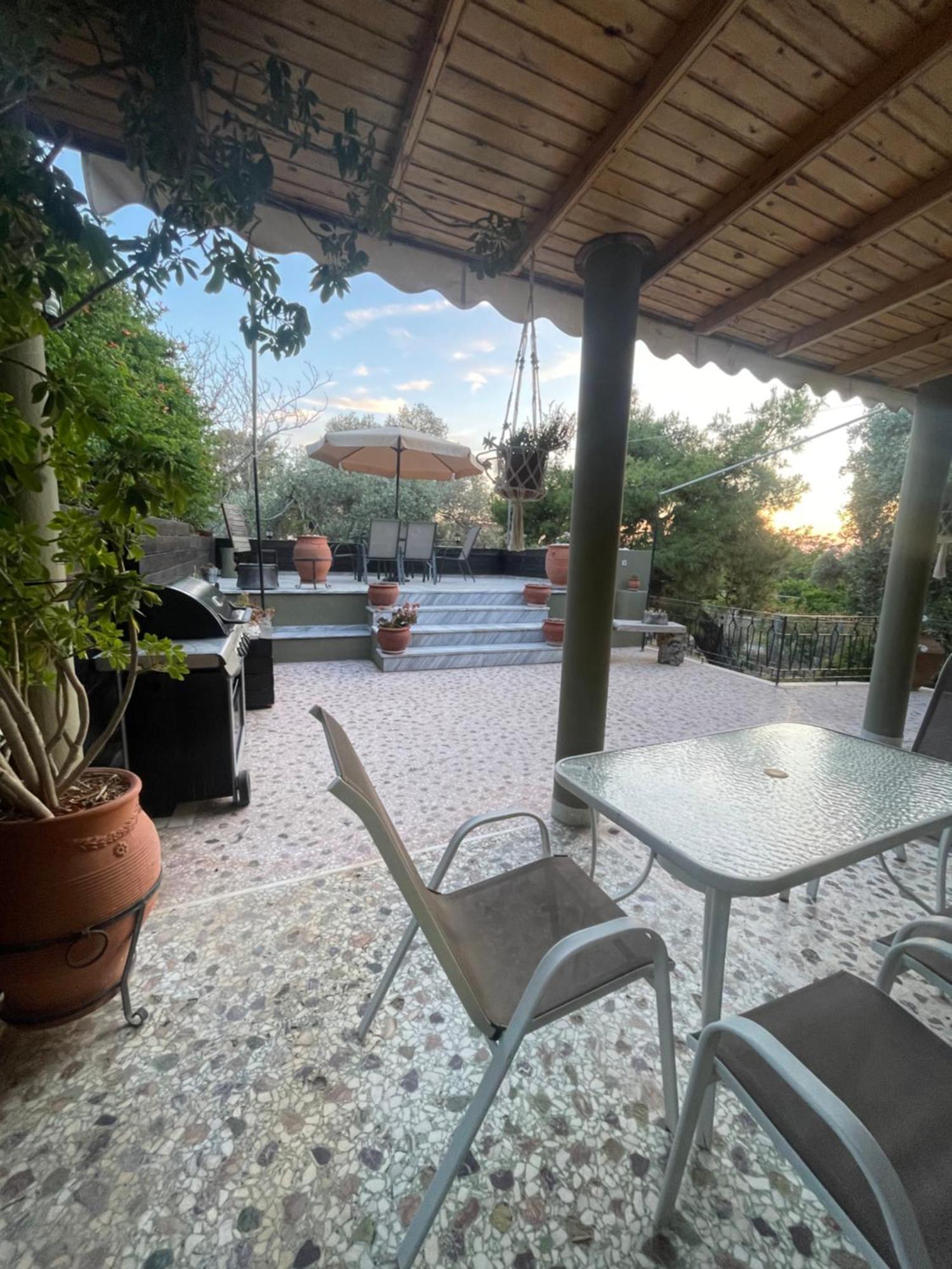 Beachfront Estate In Agios Isidoros Plomari Exterior photo